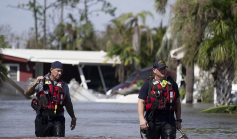 Rescue missions in Hurricane Ian